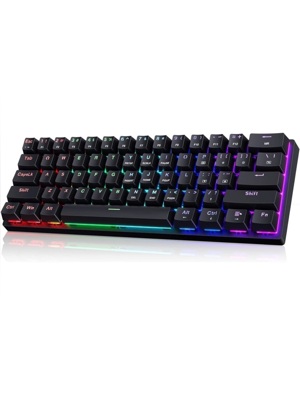 RGB Mechanical Gaming Keyboard With Blue Switches